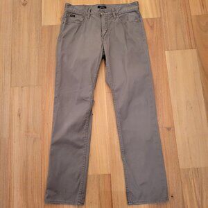 Polo Ralph Lauren Men's Sz 32x32 5 Pockets Straight-Fit Chino Pants, Burm Gray